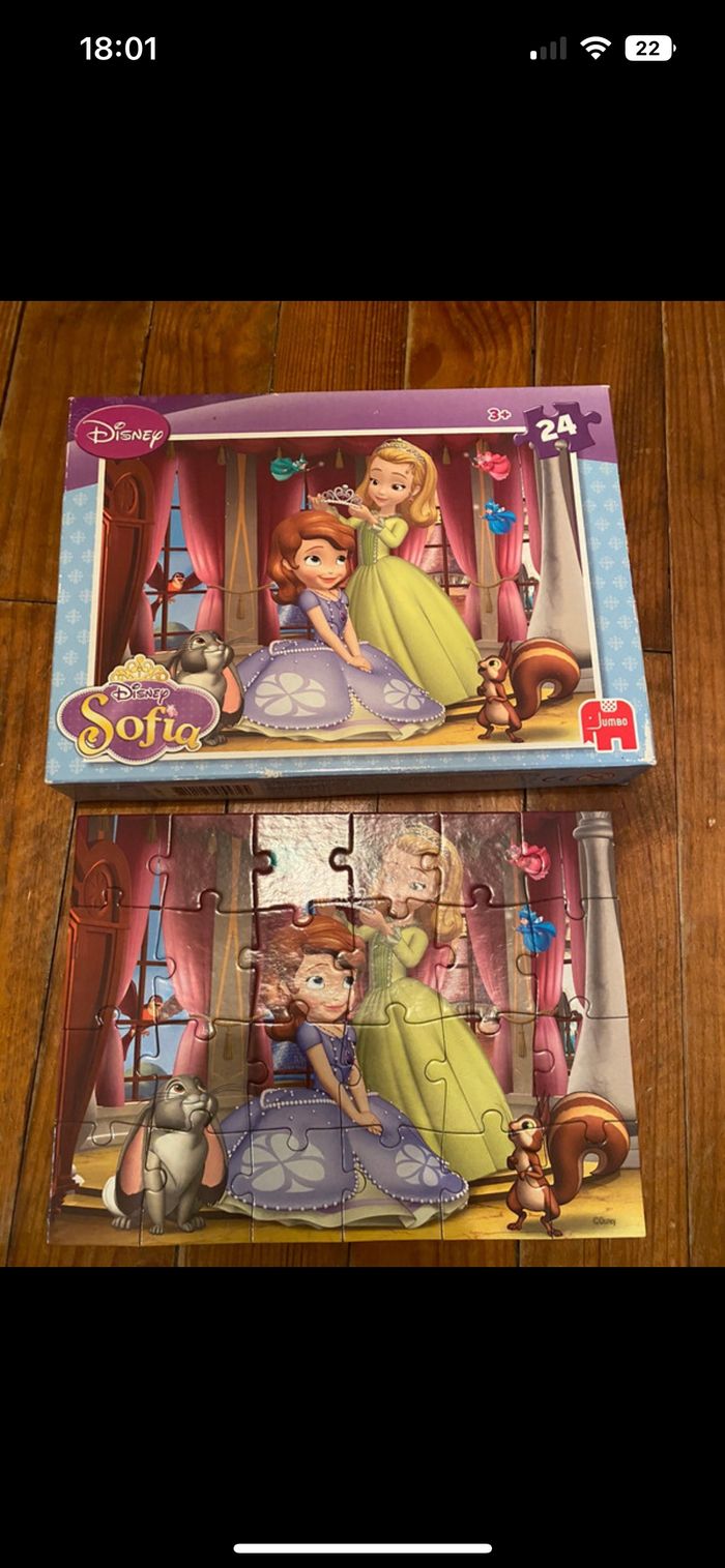 Puzzle Princesse Sofia  24 pièces Jumbo - photo numéro 2
