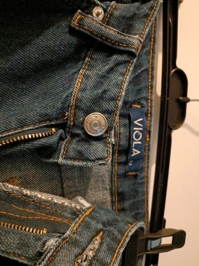 Jean Casual femme taille haute VIOLA - taille 38 - photo numéro 4