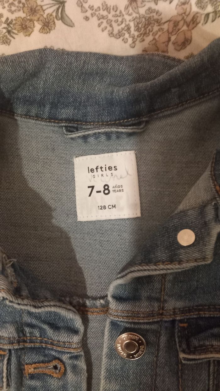 Veste en jeans 7 à 8 ans - photo numéro 3