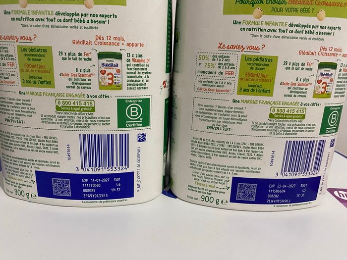 Lait 3 ème âge blédilait - photo numéro 4
