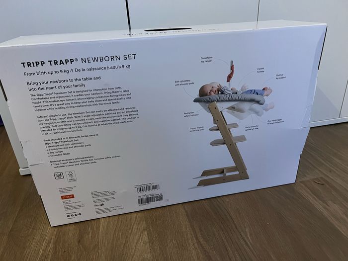 Stokke newborn set Tripp trapp neuf Gray gris - photo numéro 4