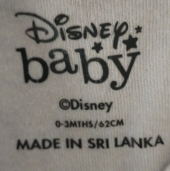 Combishort grise Pampam Disney Primark taille 0-3 mois - photo numéro 3