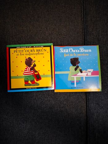 Lot de 2 Livres Petit Ours brun