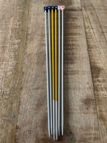 Aiguilles à tricoter métal