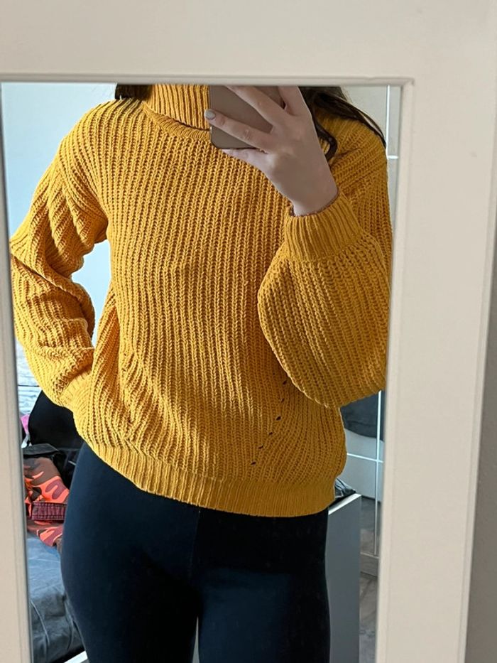pull col roulé