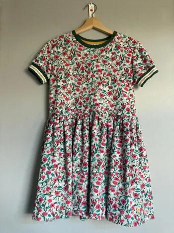 Robe hiver fleurs Petit Bateau 12 ans – Neuve