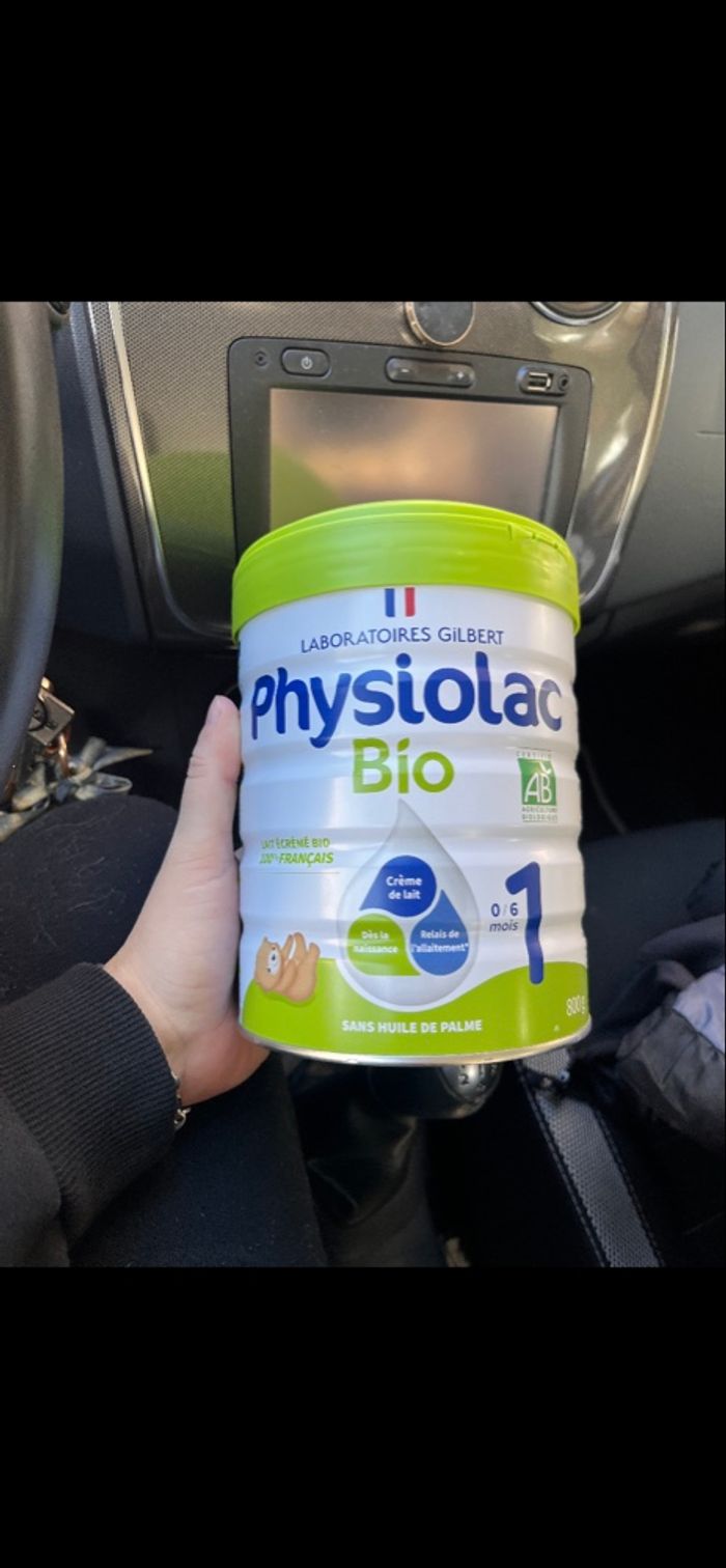 Lait physiolac bio 1