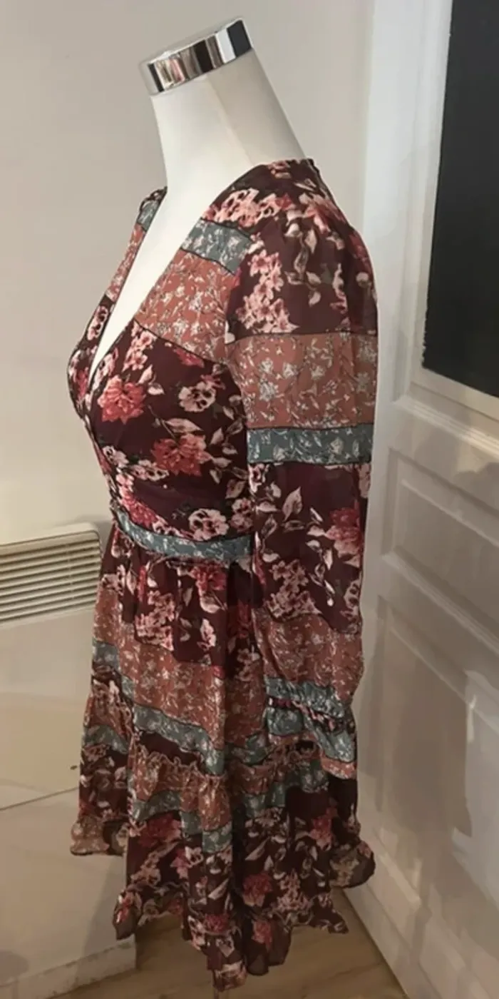 Sage the Label Robe imprimée, florale neuf avec étiquette - photo numéro 4