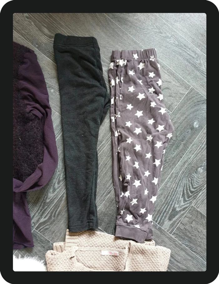 Lot de 7 vêtements hiver fille 4 ans - photo numéro 3