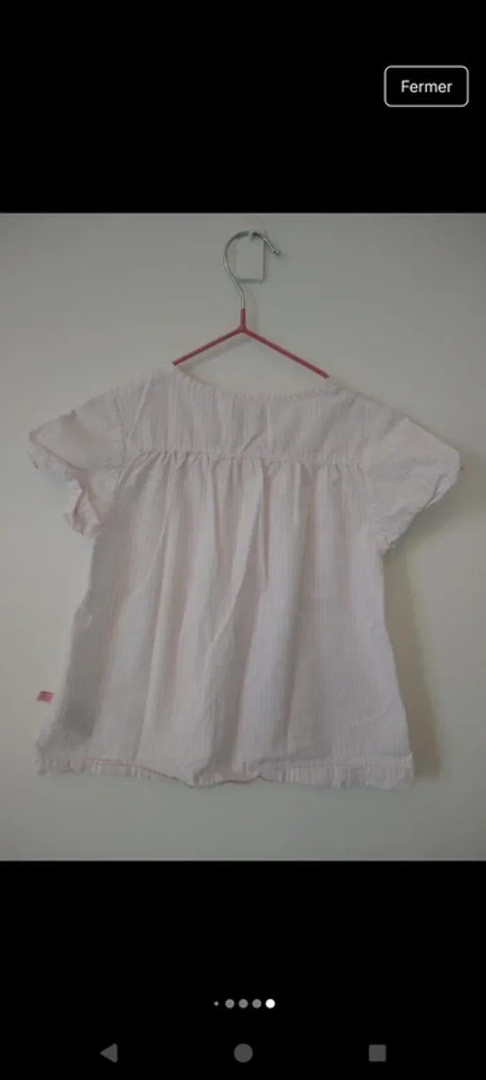 Chemise fille en 100% coton Minnie - photo numéro 6