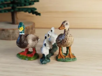Famille canard - Figurine animal de la ferme