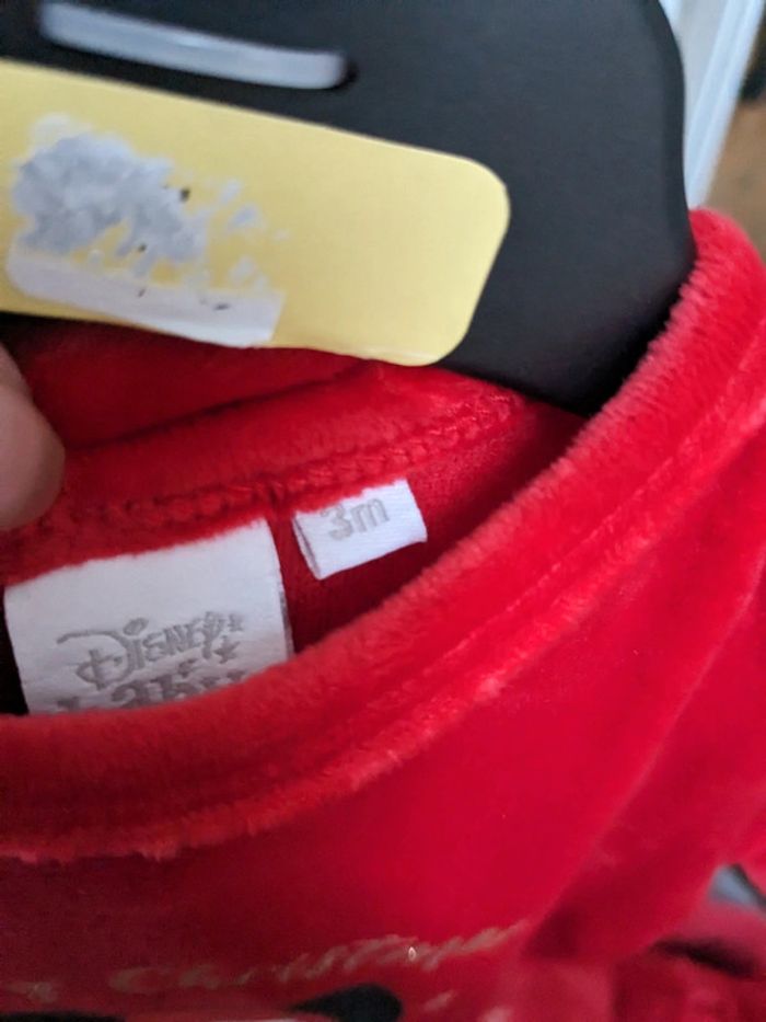 Grenouillère dors bien Mickey et bonnet 3 mois - photo numéro 4