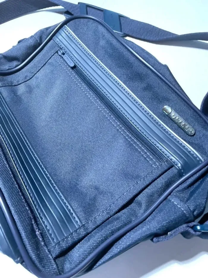 Sacoche Delsey shoulder bag navy blue - photo numéro 4