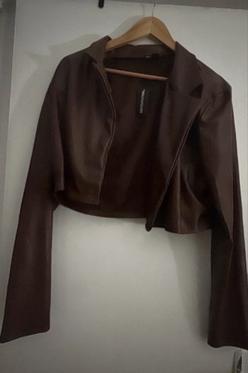 Mini veste en cuir 