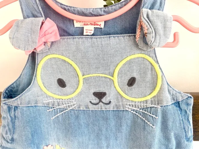 Robe jean souris DPAM taille 18 mois NEUVE - photo numéro 3