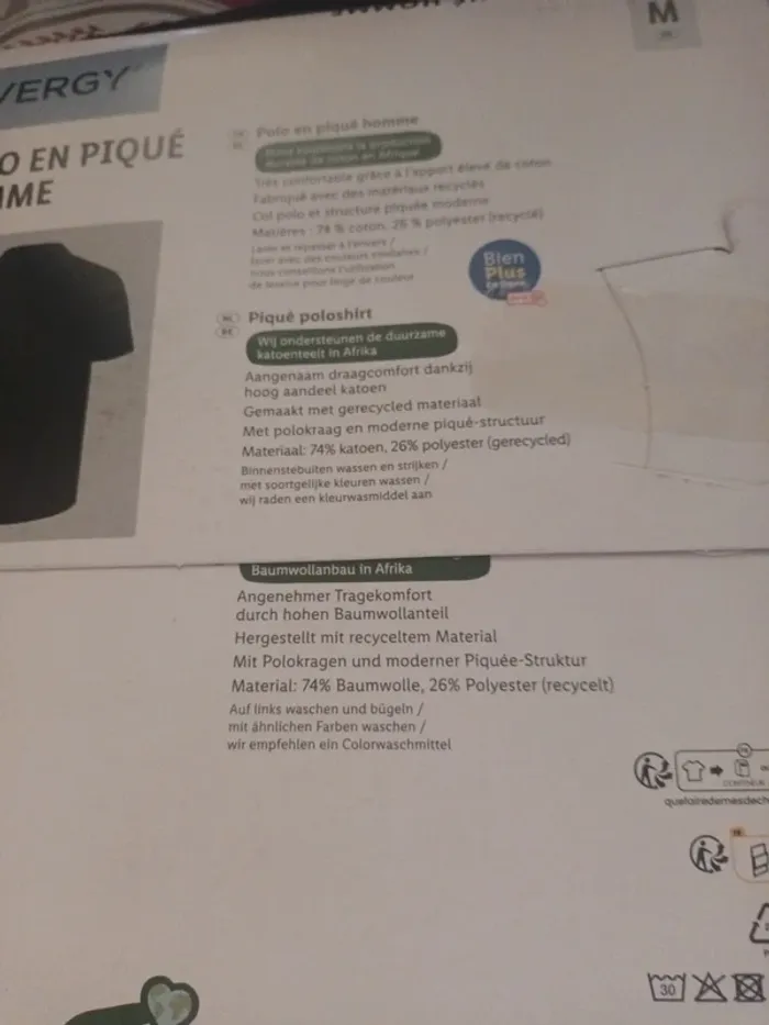 Polo homme en piqué taille M - photo numéro 3