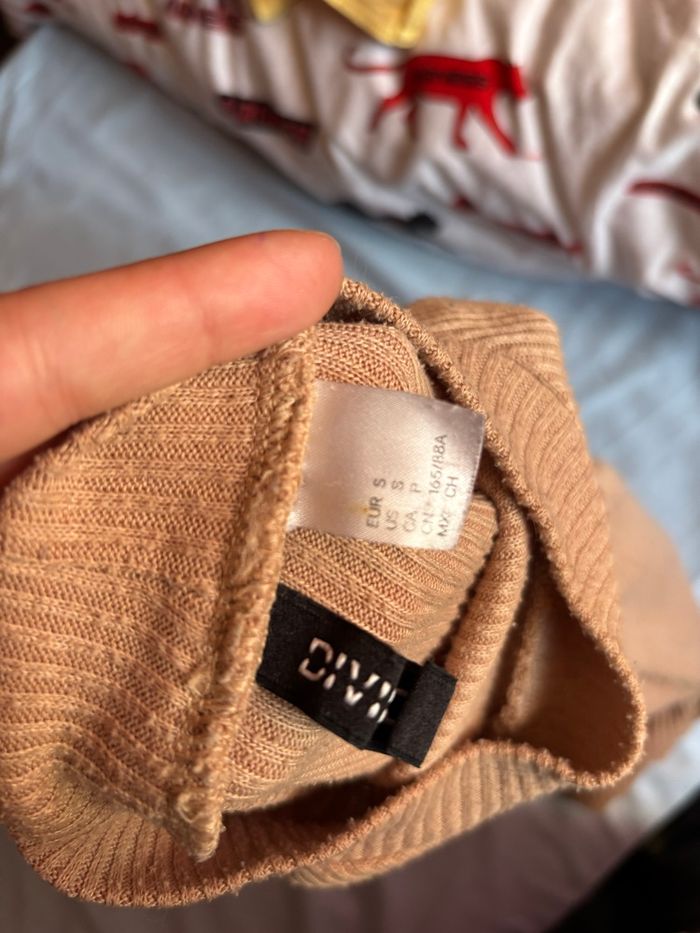 Pull léger beige taille s - photo numéro 5