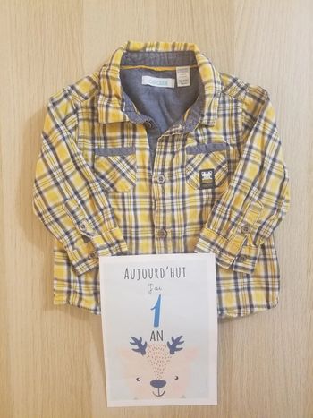 Chemise 12 mois Obaïbi