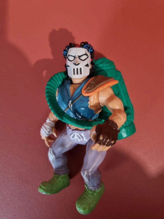 Casey Jones tmnt 1989 avec son sac , à renettoyer