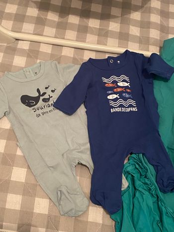 Lot de 2 grenouillère