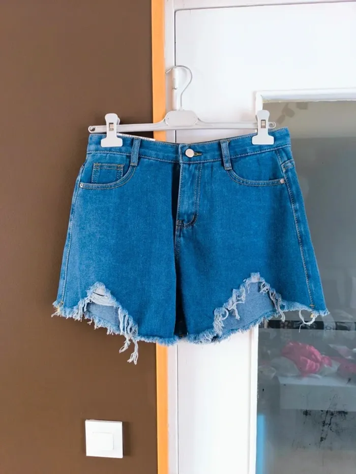 Short bleu foncé femme XL - photo numéro 9