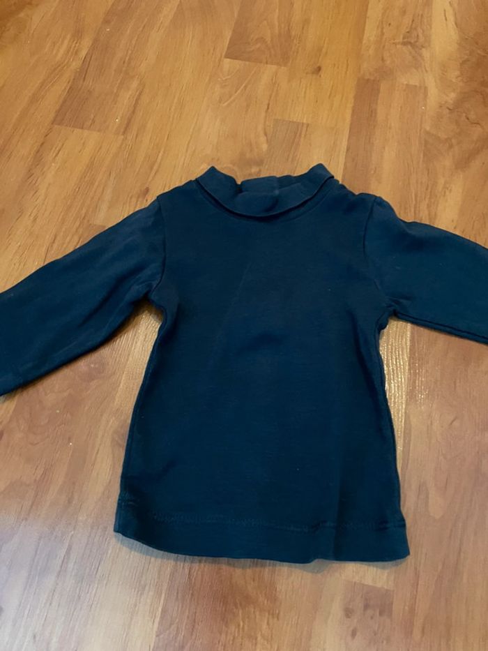 Lot de 3 sous-pull unis 3 mois - photo numéro 3