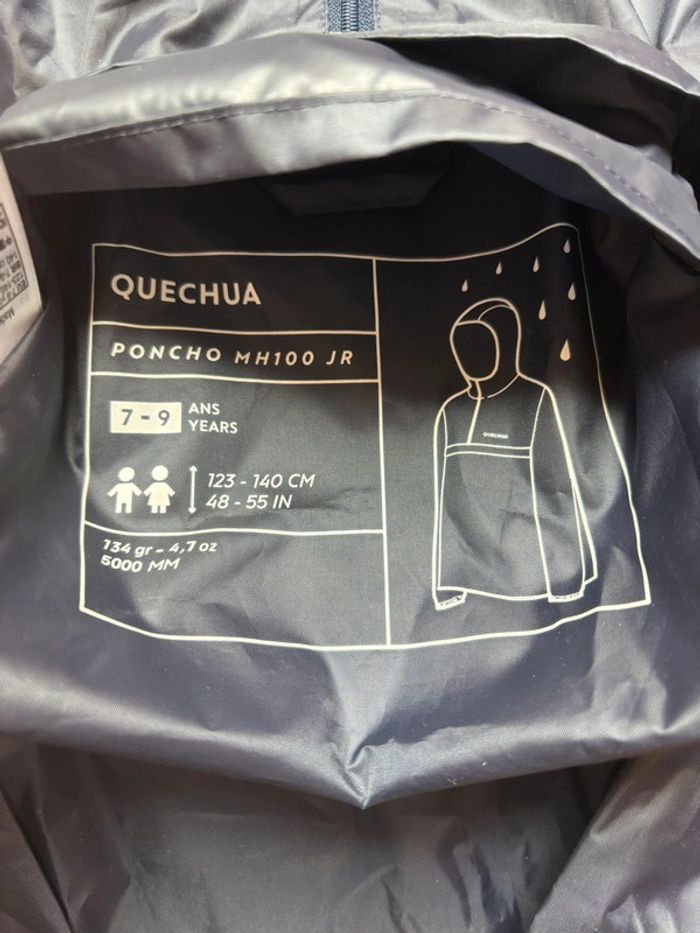 Neuf - Poncho de pluie Quechua 7-9 ans - photo numéro 3