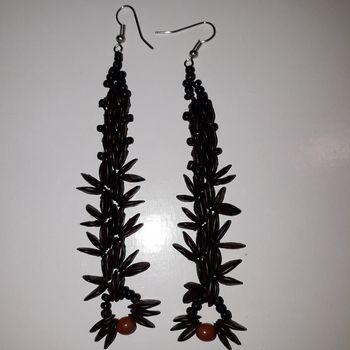 Boucles d'oreille artisanat costaricain