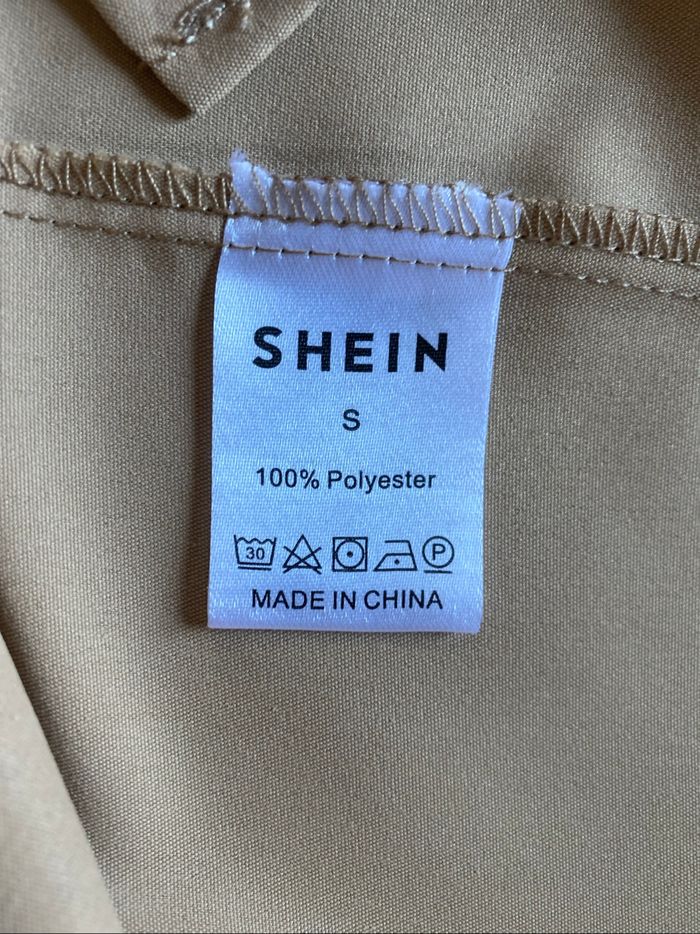 Chemise officier beige camel S Shein - photo numéro 3