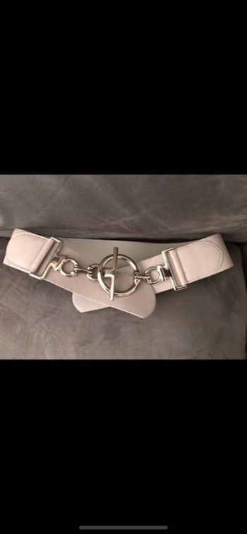 Ceinture large grise