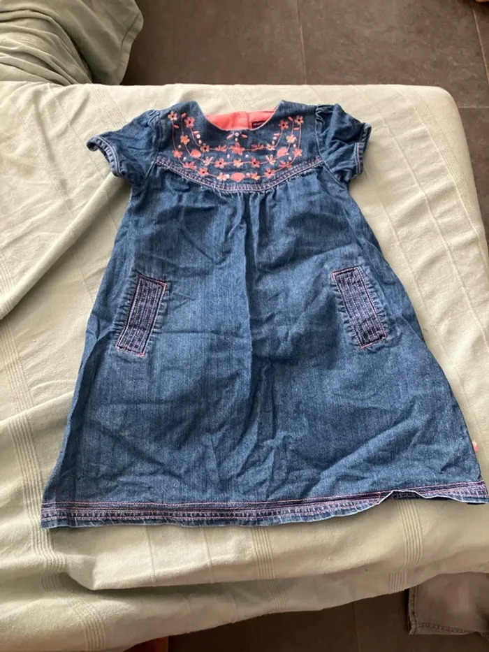 Robe en jean sergent major 6 ans