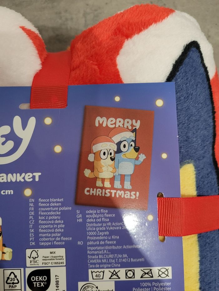 Plaid Bluey neuf 130×160cm - photo numéro 2