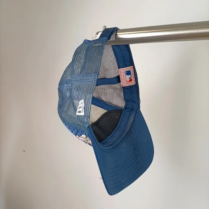 Casquette filet bleue LA Dodgers New Era, réglable, style streetwear T002 - photo numéro 3