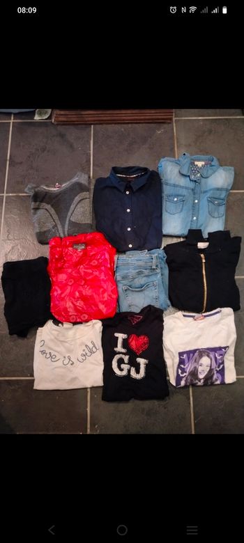 Lot 10 vêtements fille 12 ans belles marques