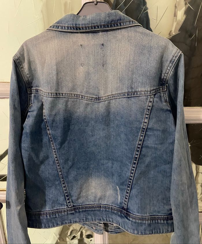 Veste jeans délavée - photo numéro 4