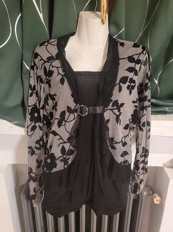 Haut manche longue femme taille xxl 2 in 1