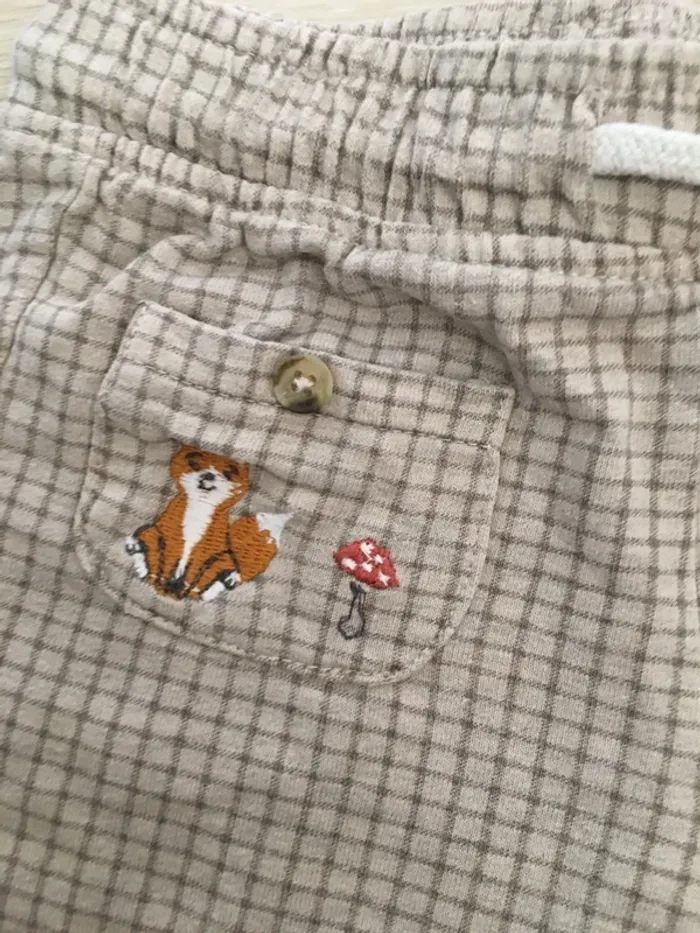 Ensemble pantalon + t-shirt manches longues 12 mois sergent major - photo numéro 7