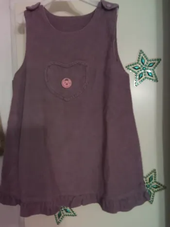 (109)robe manches courtes 24 mois