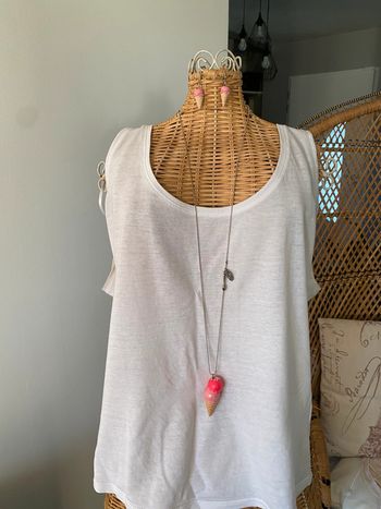 Parure collier sautoir et boucles d’oreille avec oiseau Chez Laurette