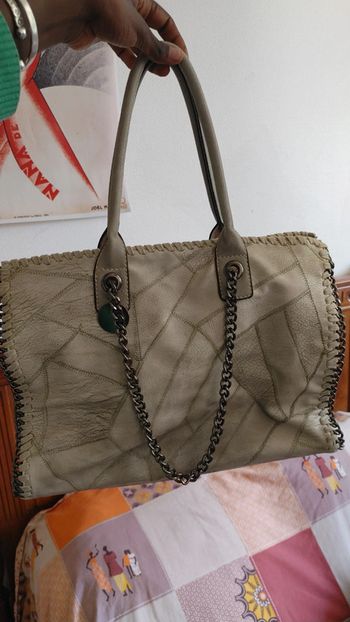 Grand sac en simili cuir
