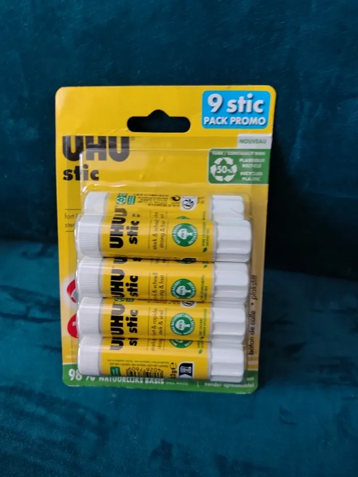 Colle baton uhu gros lot de 9 stic classique