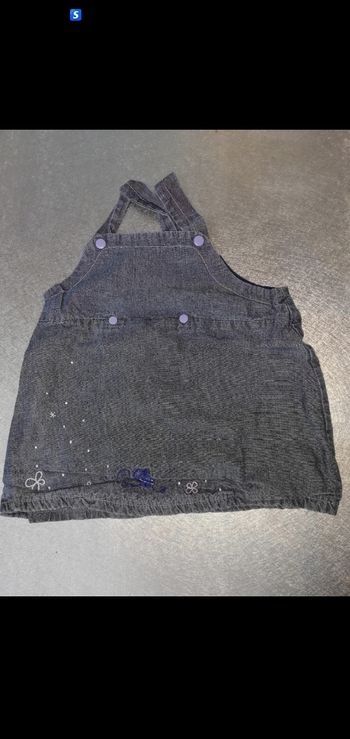 Robe jean
Bleu foncé 12 mois fille
Sans marque