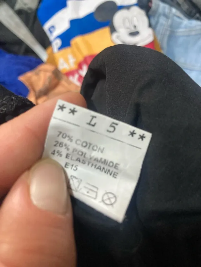 Petite robe noire Taille 1, Col Claudine Froncé, Zip Visible, Poches, Effet Bouffant - photo numéro 13