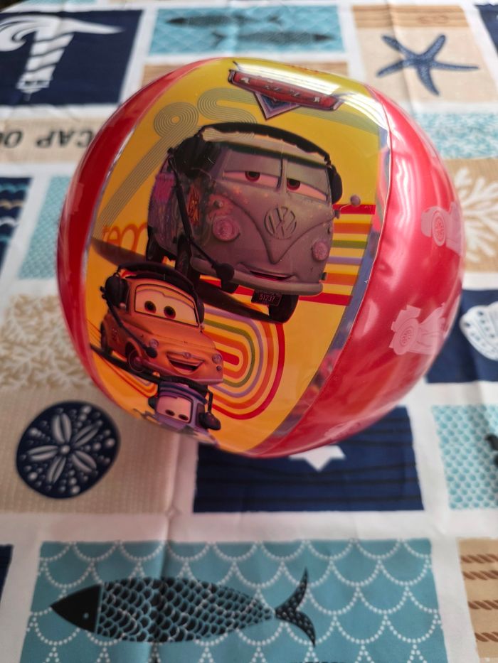BALLE TRAPE DISNEY PIXAR THE CARS ROUGE - photo numéro 4