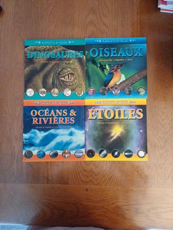 Lot de 4 livres Coups d'oeil