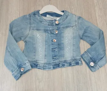 Veste jean fille 24 mois i do
