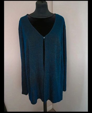 Blouse bi matière 50