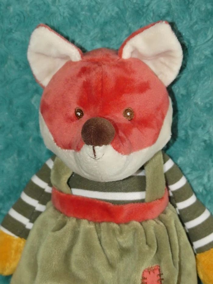 Doudou renard Foxy Bukowski vert 48 cm🦊tbe - photo numéro 2
