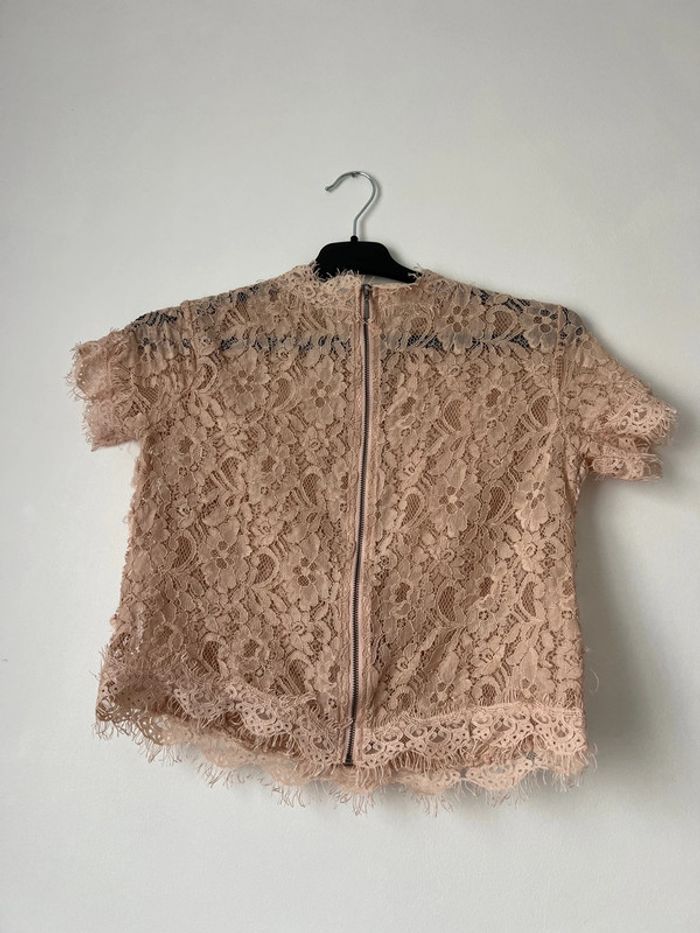 Top rose Zara - photo numéro 4