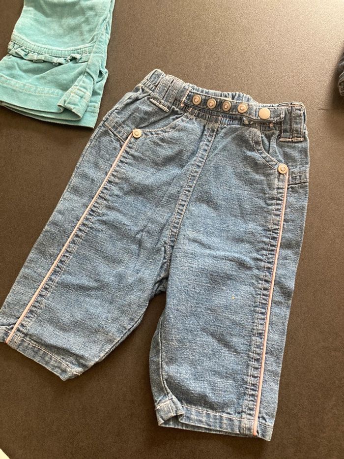 Lot ensemble vêtement bébé fille enfant taille 3 mois pantalon garde robe - photo numéro 2
